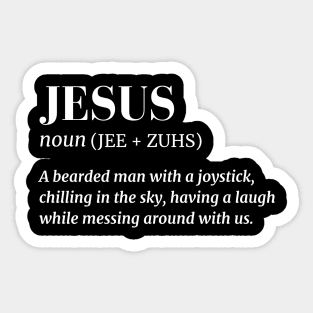 Definition of Jesus Meme Sticker